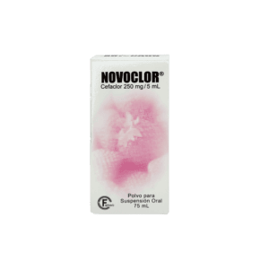 Novoclor 250mg/5ml Polvo para Suspension, frasco 75ml