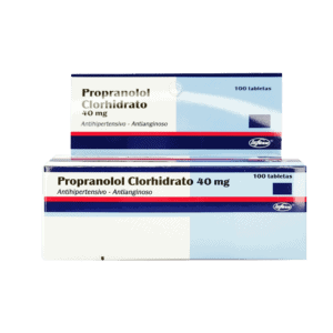 Propanolol Infasa 40mg , 1 de 20 tabletas