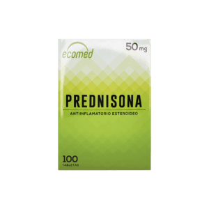 Prednisona Ecomed 50mg, 10 tabletas
