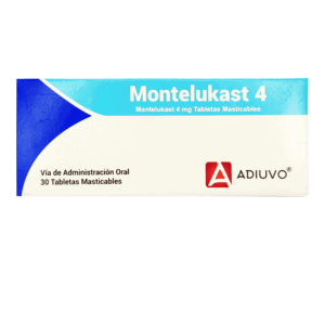 Montelukast Adiuvo 4mg , 1 de 30 tabletas masticables