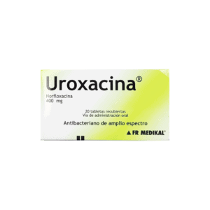Uroxacina 400mg, 1 de 20 tabletas