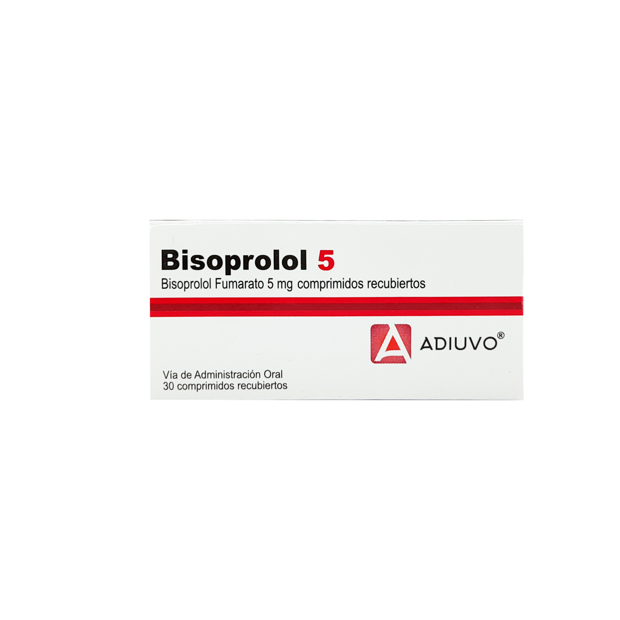 Bisoprolol Adiuvo 5mg 30 Comprimidos Recubiertos Apomedix