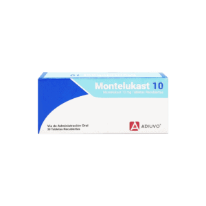 Montelukast Adiuvo 10mg , 1 de 30 Tabletas Recubiertas