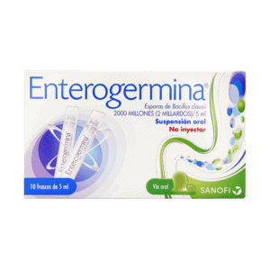 Enterogermina 5ml, 1 de 10 ampollas bebibles