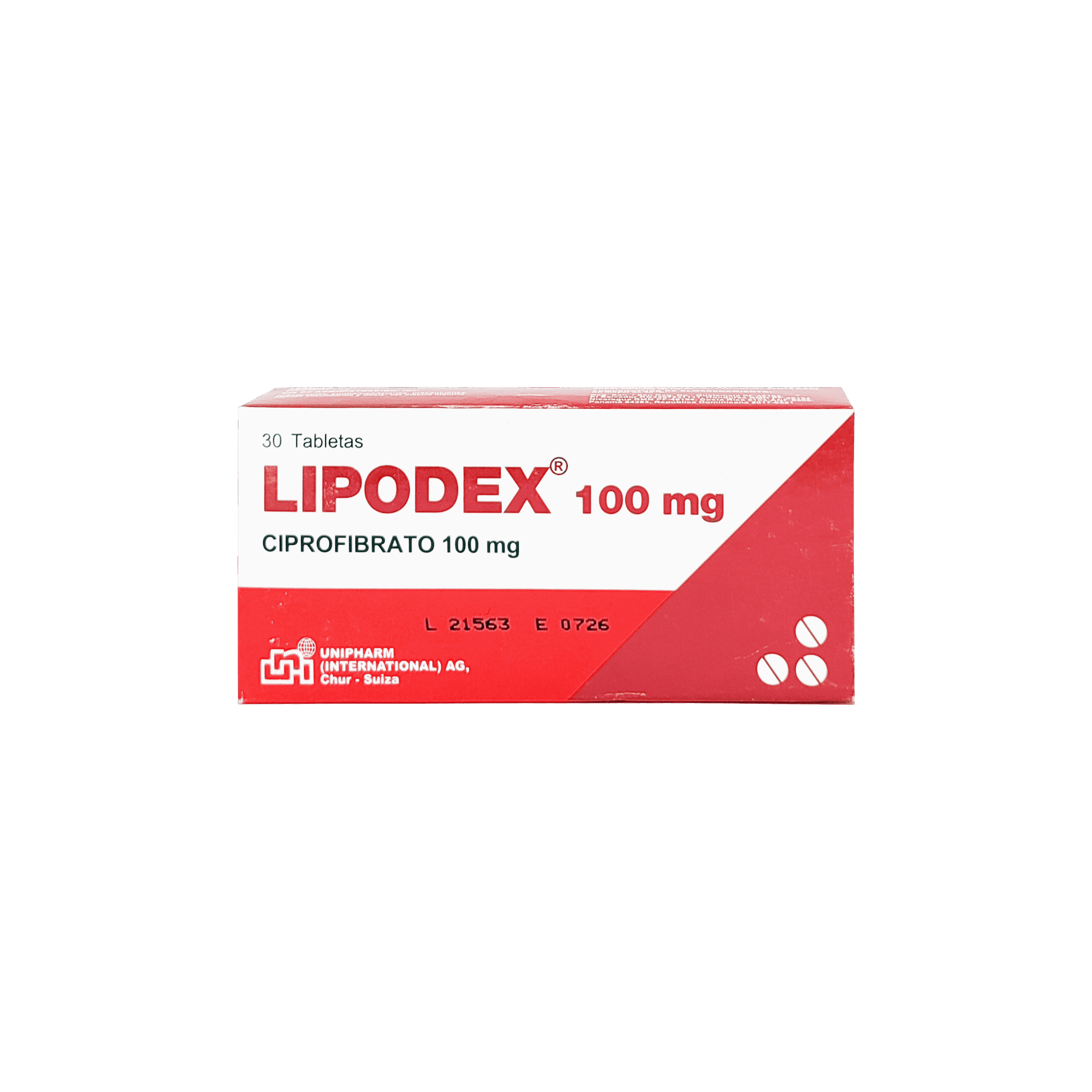1735_Lipodex 100mg, 30 tabletas