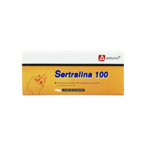 Sertralina Adiuvo 100mg, 30 tabletas