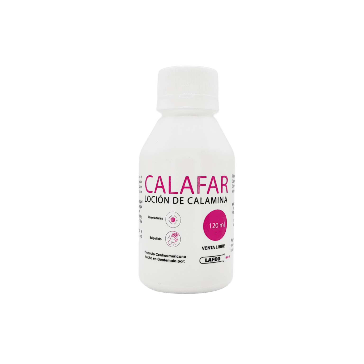 Calamina Rosa Calafar, Locion de calamina , frasco 120ml – Apomedix