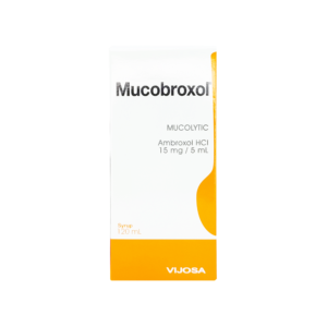 Mucobroxol 15mg/5ml Jarabe, frasco 120ml