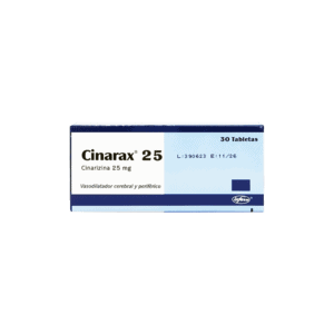 Cinarax 25mg, 30 Tabletas